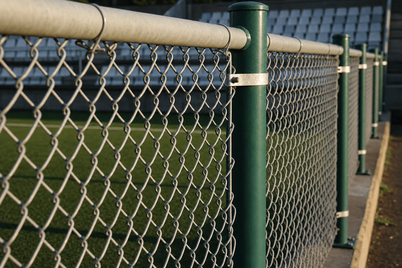 Security fence installation